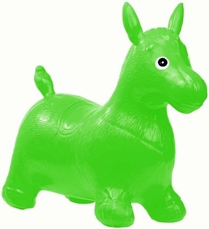 TULIMI Tulimi Skákací gumové zvířátko - Koník, zelený - obrázek 1