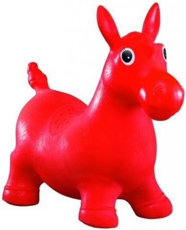 TULIMI Tulimi Skákací gumové zvířátko - Koník, červené - obrázek 1