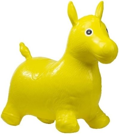 TULIMI Tulimi Skákací gumové zvířátko - Koník, žluté - obrázek 1
