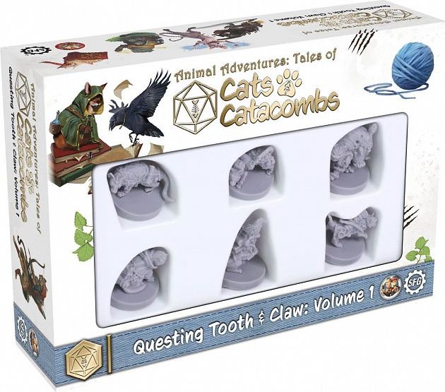 Steamforged Games Ltd. Animal Adventures: Cats & Catacombs - Questing Tooth & Claw: Volume 1 - obrázek 1