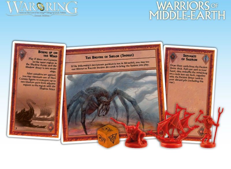 Fantasy Flight Games War of the Ring: Warriors of Middle-earth - obrázek 2