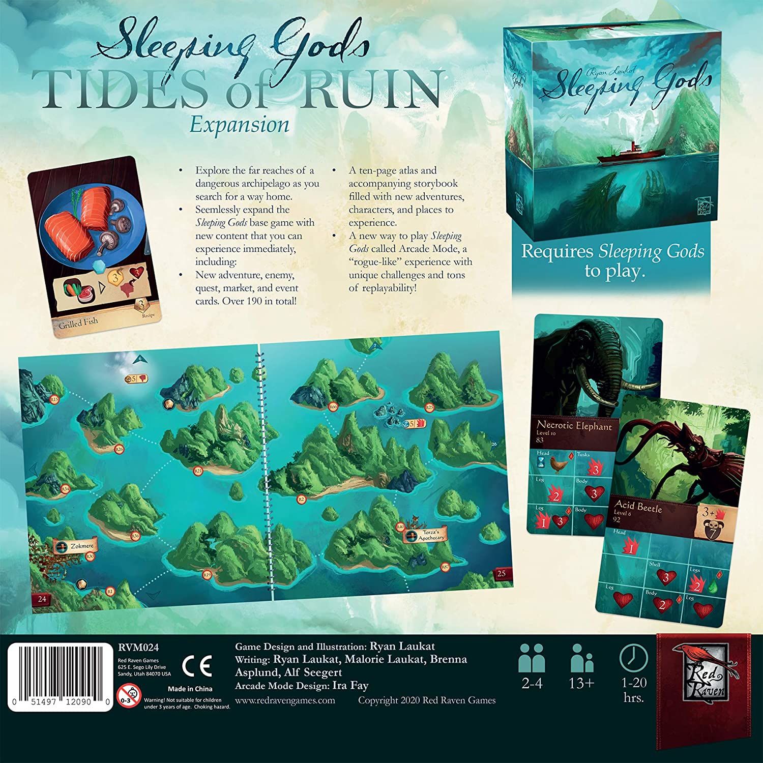Red Raven Games Sleeping Gods: Tides of Ruin - obrázek 2
