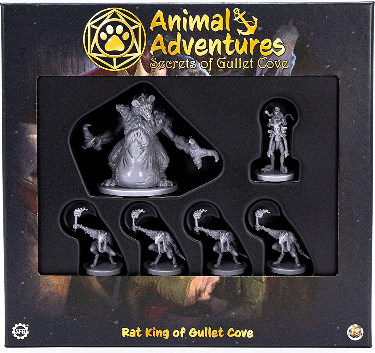 Steamforged Games Ltd. Animal Adventures RPG Rat King of Gullet Cove - obrázek 1