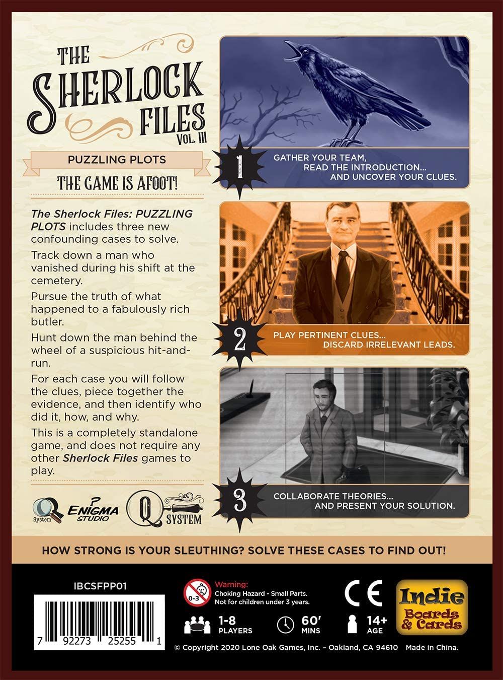 Indie Boards and Cards The Sherlock Files - Puzzling Plots - obrázek 2