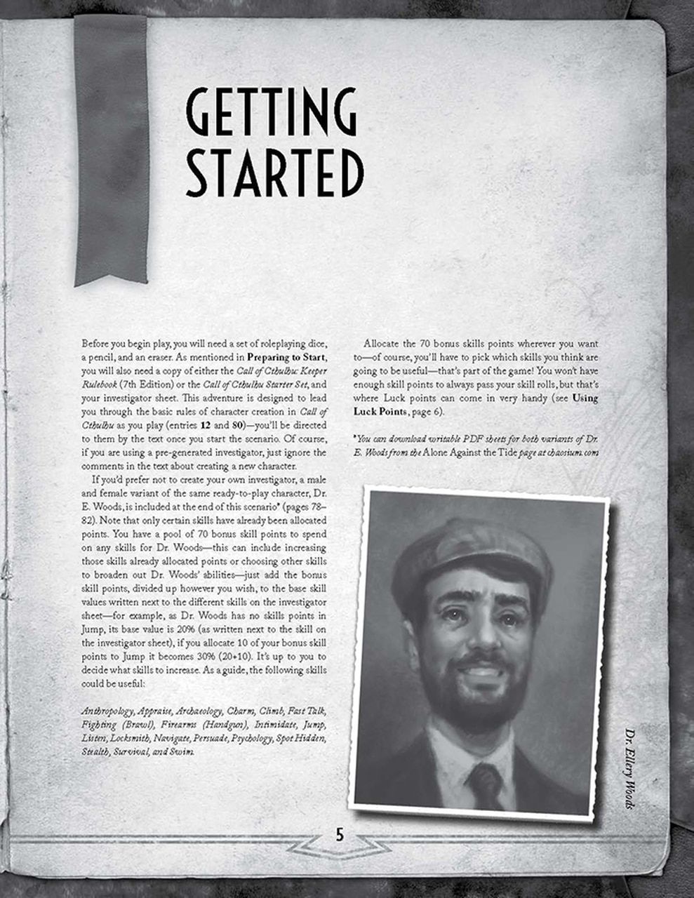 Chaosium Call of Cthulhu RPG - Alone Against the Tide - obrázek 4