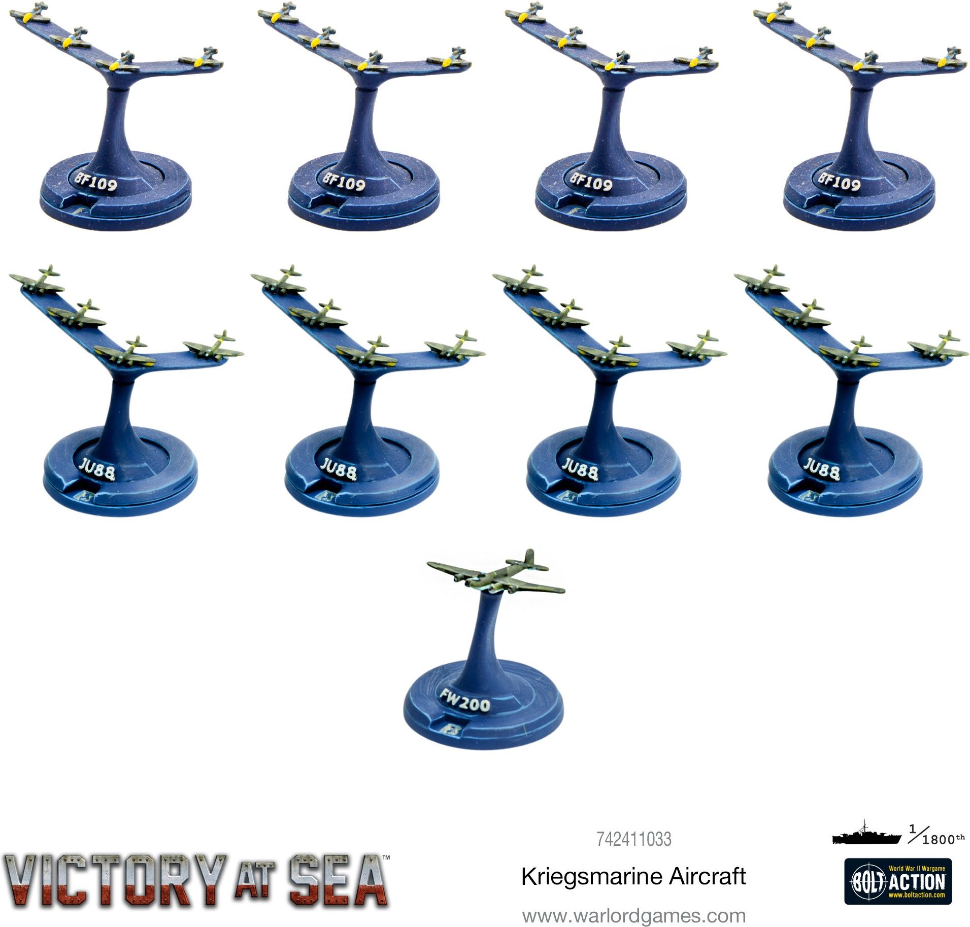 Warlord Games Victory at Sea: Kriegsmarine Aircraft - obrázek 2