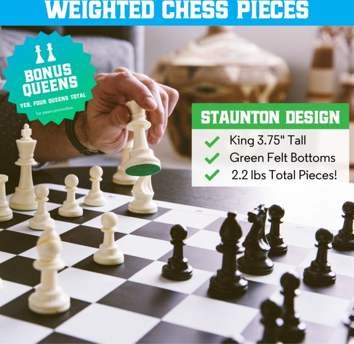 Best Chess Set Ever (Black Board) 3X - obrázek 7