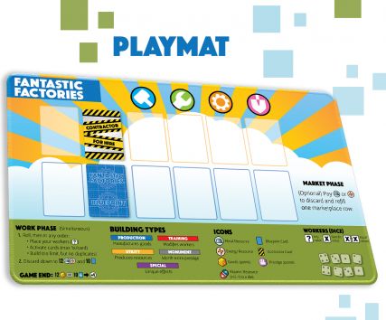 Greater Than Games Fantastic Factories: Playmat - obrázek 1