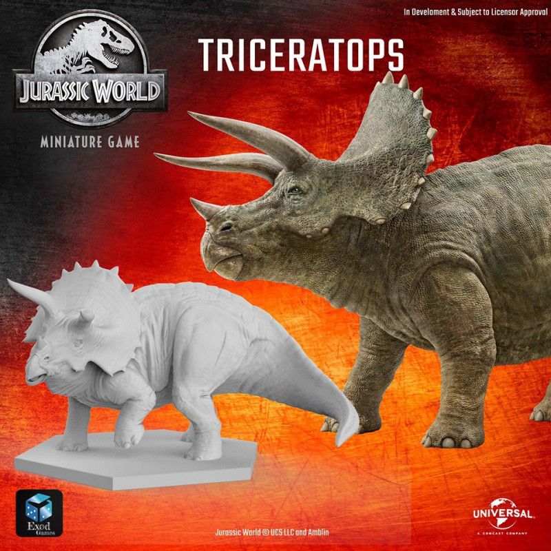 Exod Studio Jurassic World Miniature Game: TRICERATOPS ALTERNATIVE - obrázek 1