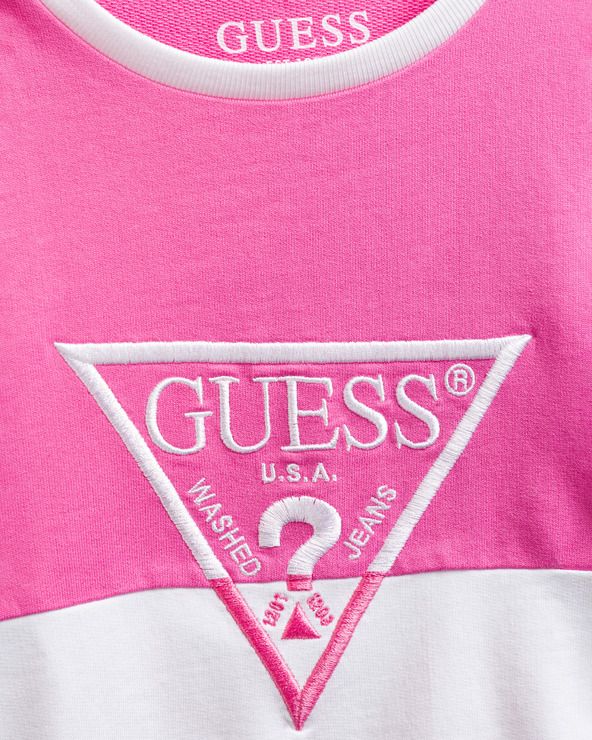 Šaty dětské Guess | Růžová Bílá | Dívčí | 6 let - obrázek 3