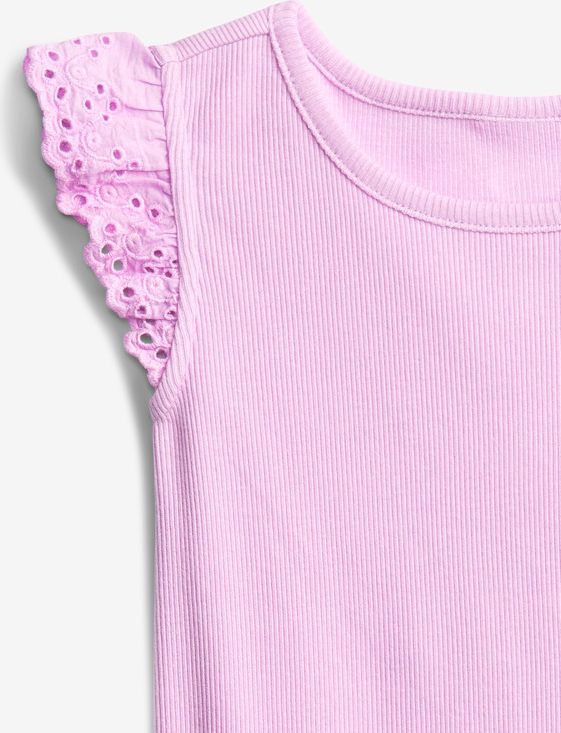 Lace-Trim Halenka dětská GAP | Růžová | Dívčí | 12-18 měsíců - obrázek 3