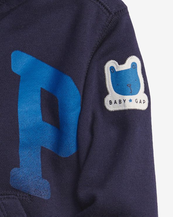 Logo Fr Ft Arch Mikina dětská GAP | Modrá | Chlapecké | 12-18 měsíců - obrázek 3