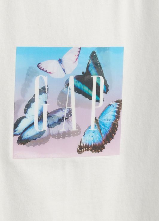 Triko dětské GAP | Bílá | Dívčí | XL - obrázek 3