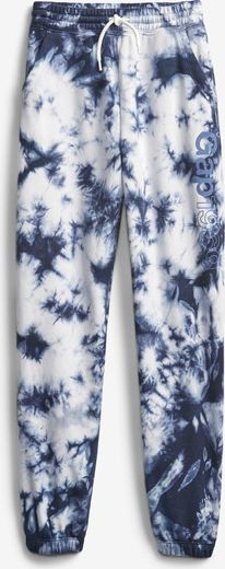 Tie-Dye Tepláky dětské GAP | Modrá Bílá | Dívčí | XS - obrázek 1