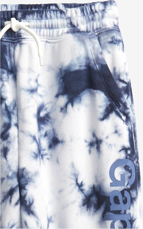Tie-Dye Tepláky dětské GAP | Modrá Bílá | Dívčí | XS - obrázek 3