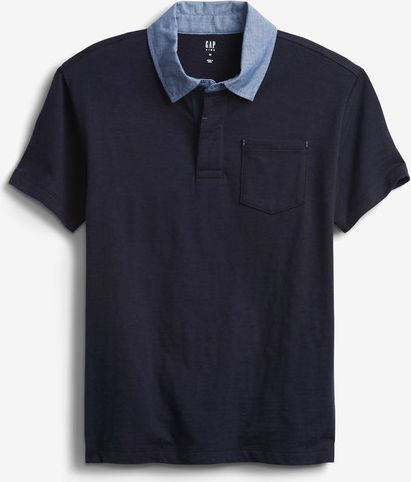 Polo triko dětské GAP | Černá | Chlapecké | XS - obrázek 1