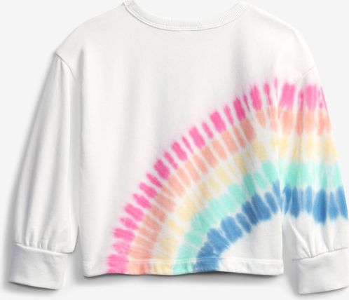 Tie-Dye Mikina dětská GAP | Bílá Vícebarevná | Dívčí | 2 roky - obrázek 2