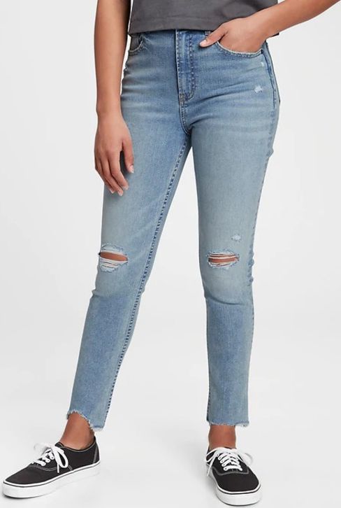 Jeans dětské GAP | Modrá | Dívčí | 14 let - obrázek 1