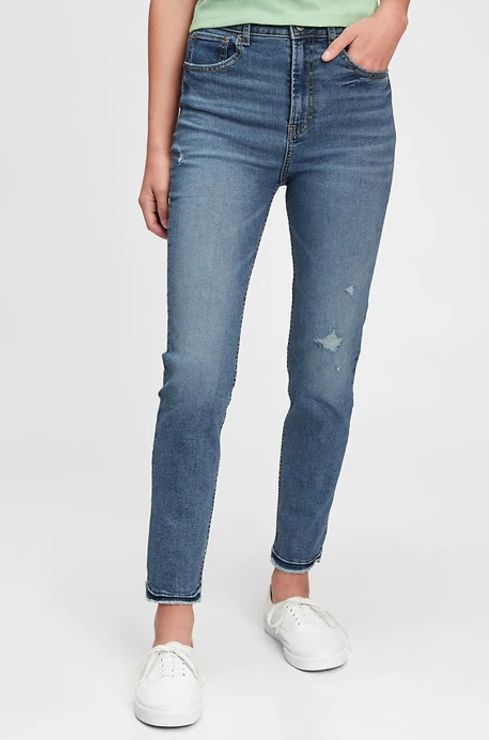 Jeans dětské GAP | Modrá | Dívčí | 14 let - obrázek 1
