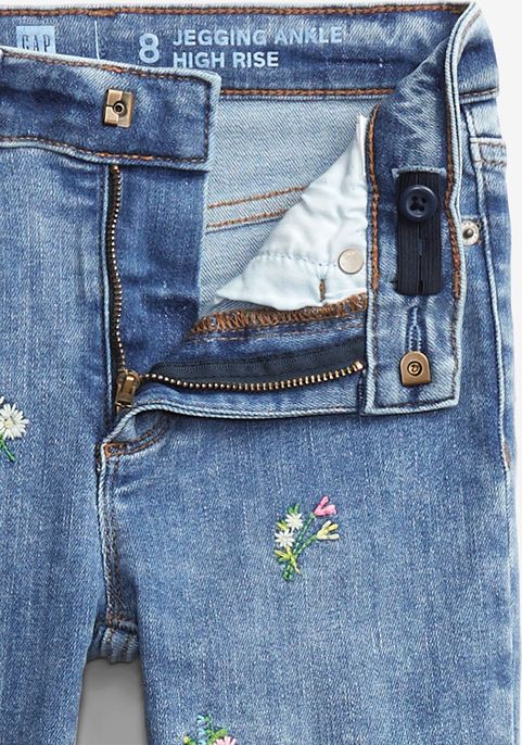 Jeans dětské GAP | Modrá | Dívčí | 10 let - obrázek 4
