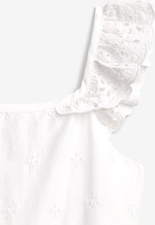 Eyelet Šaty dětské GAP | Bílá | Dívčí | M - obrázek 3