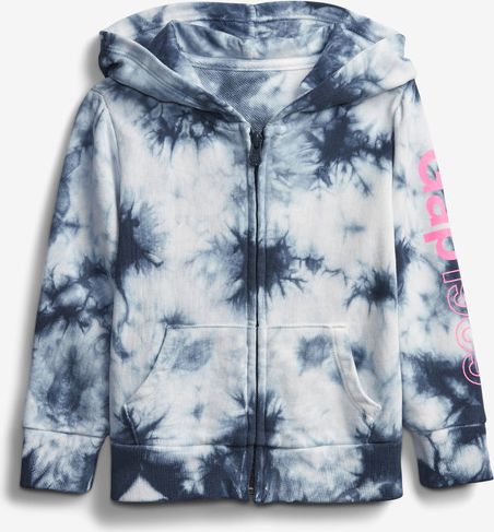 Tie-Dye Mikina dětská GAP | Modrá Bílá | Chlapecké | 4 roky - obrázek 1