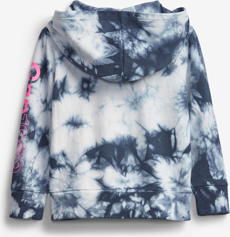 Tie-Dye Mikina dětská GAP | Modrá Bílá | Chlapecké | 4 roky - obrázek 2