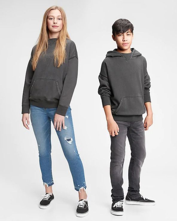 Mikina dětská GAP | Černá | Chlapecké | XL - obrázek 2