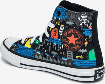 Gamer Chuck Taylor All Star Tenisky dětské Converse | Černá Vícebarevná | Chlapecké | 33 - obrázek 3