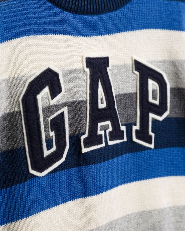 Svetr dětský GAP | Černá Modrá Šedá | Chlapecké | 3 roky - obrázek 3