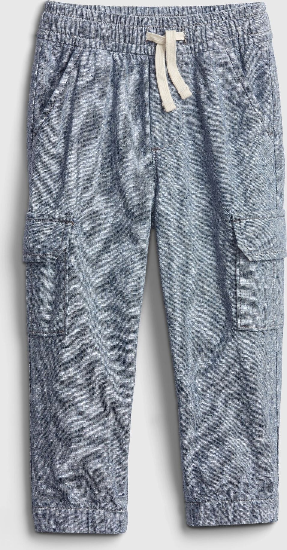 GAP modré chlapecké kalhoty Linen Cargo - 12-18M - obrázek 1