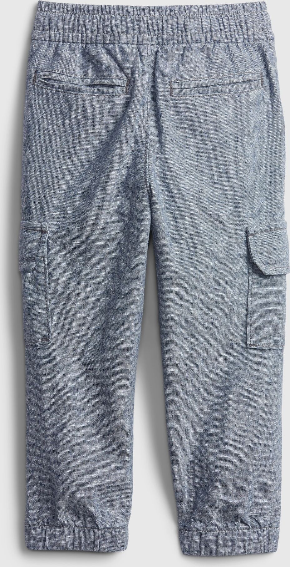 GAP modré chlapecké kalhoty Linen Cargo - 12-18M - obrázek 2