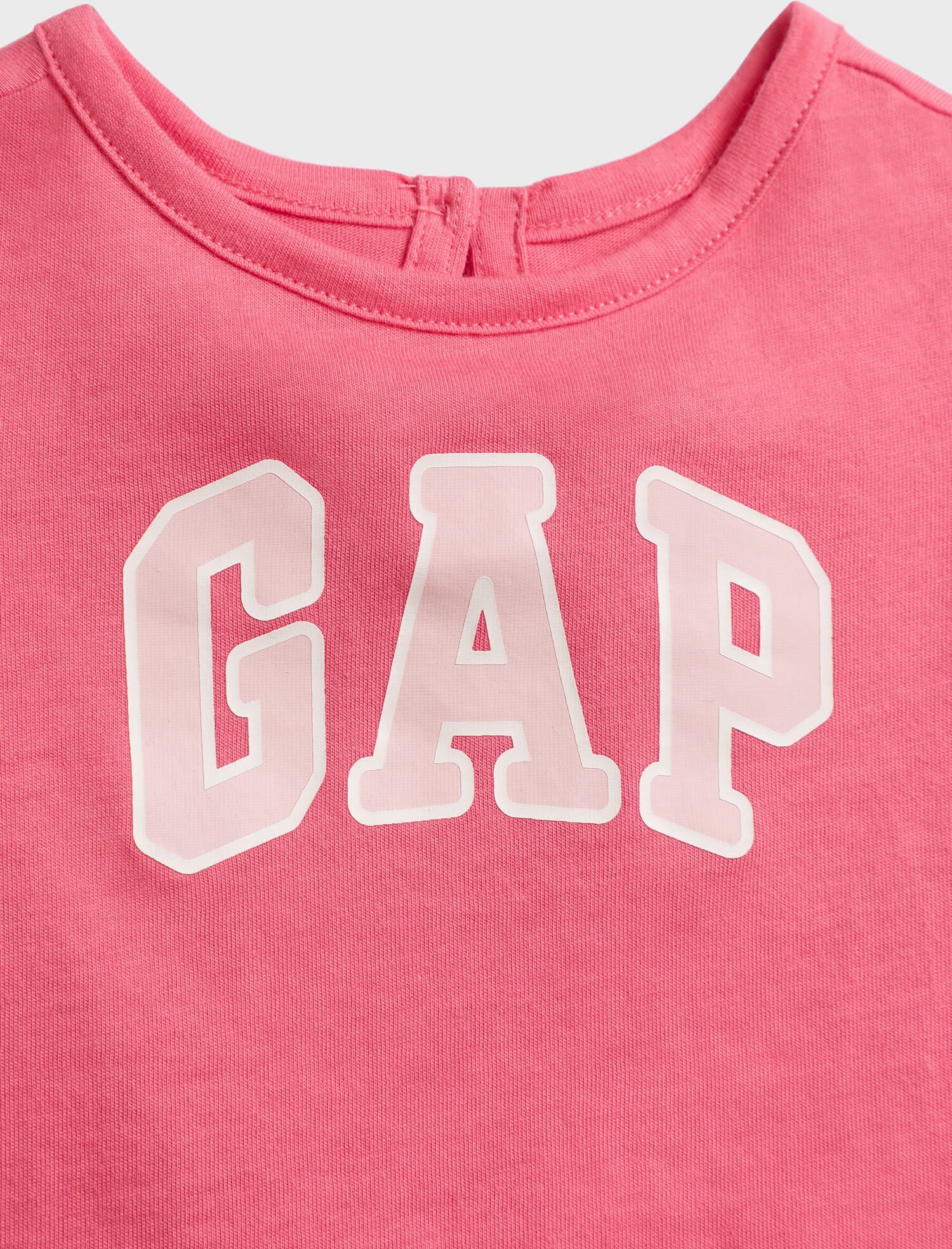 GAP růžové šaty Logo v-g drs - 0-3M - obrázek 3