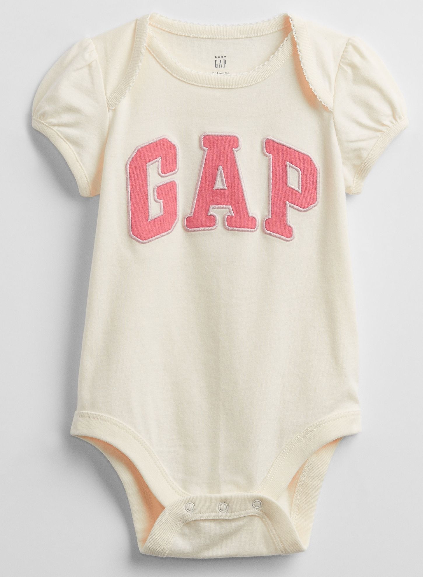 GAP béžové dívčí body Logo - 3-6M - obrázek 1