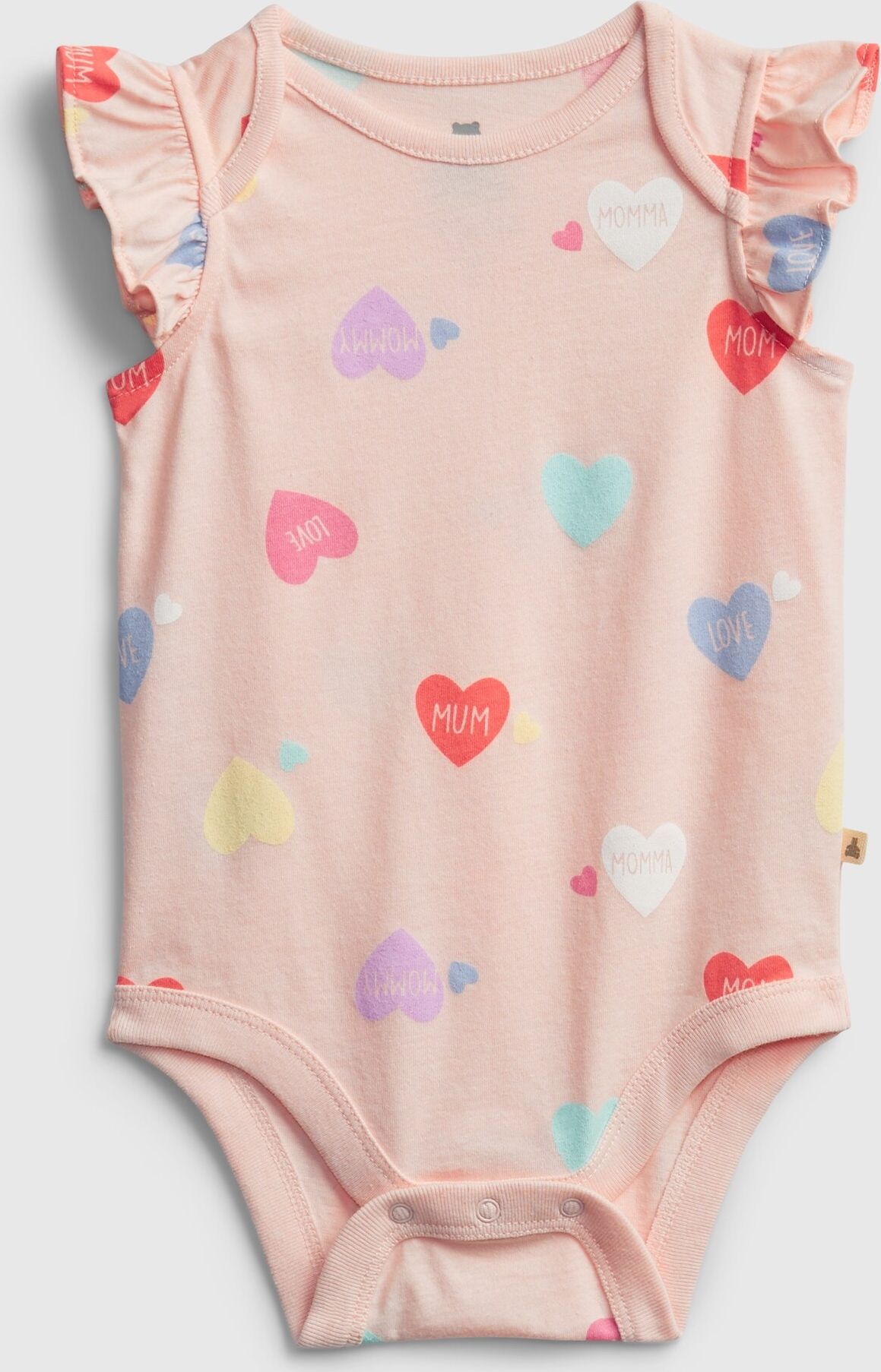 GAP růžové dívčí body Spring - 12-18M - obrázek 1