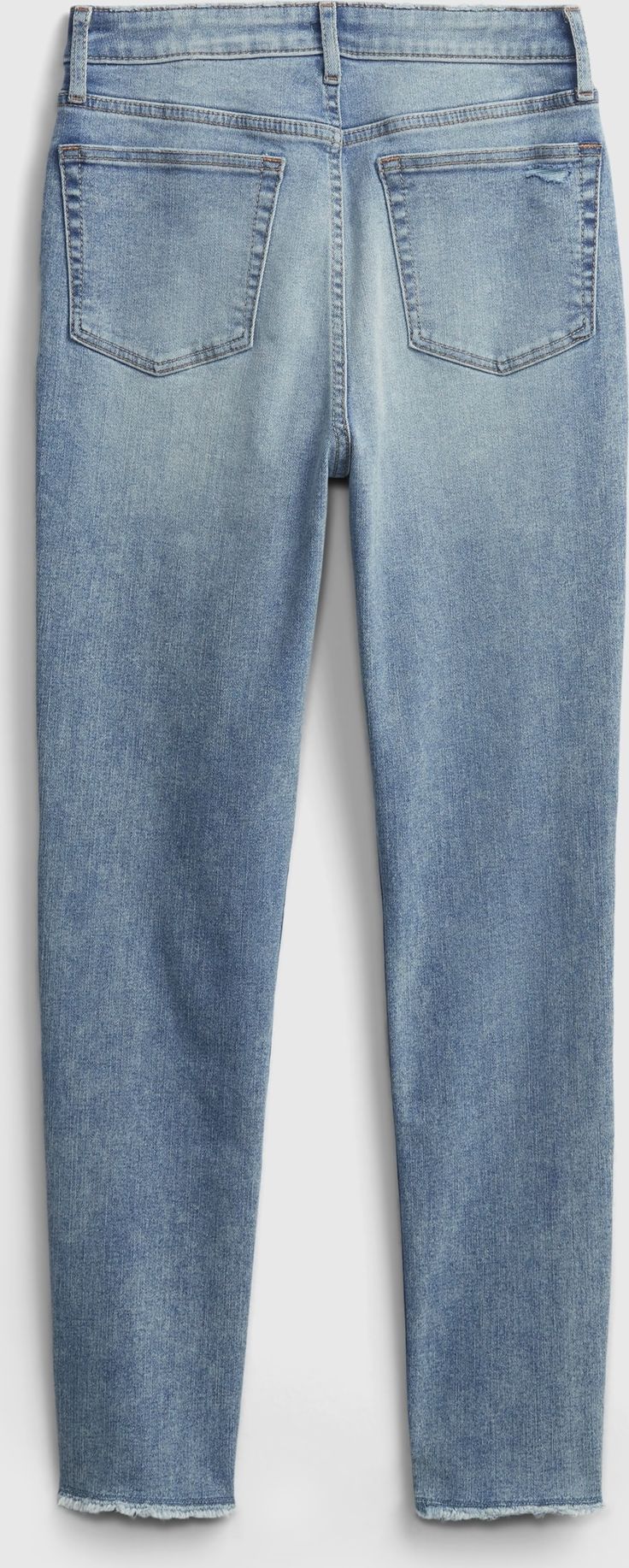 GAP modré dívčí džíny tw sky high sk lt wash 8 skinny - 8 - obrázek 2