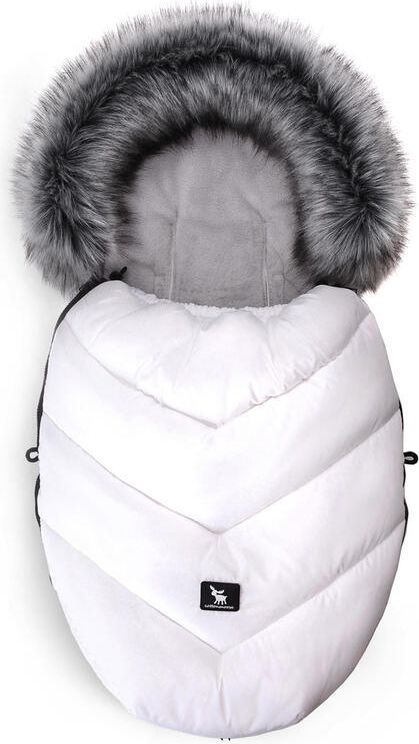 COTTONMOOSE Fusak do kočárku Moose MINI Yukon White - obrázek 1