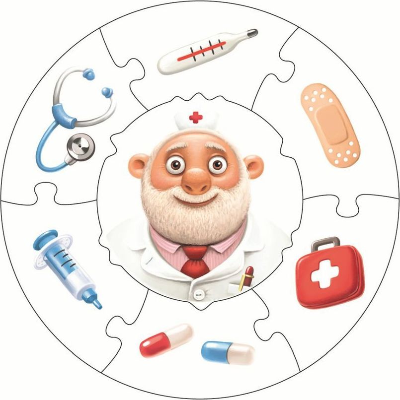 PUZZLIKA Profese 1 - naučné puzzle 21 dílků - obrázek 2