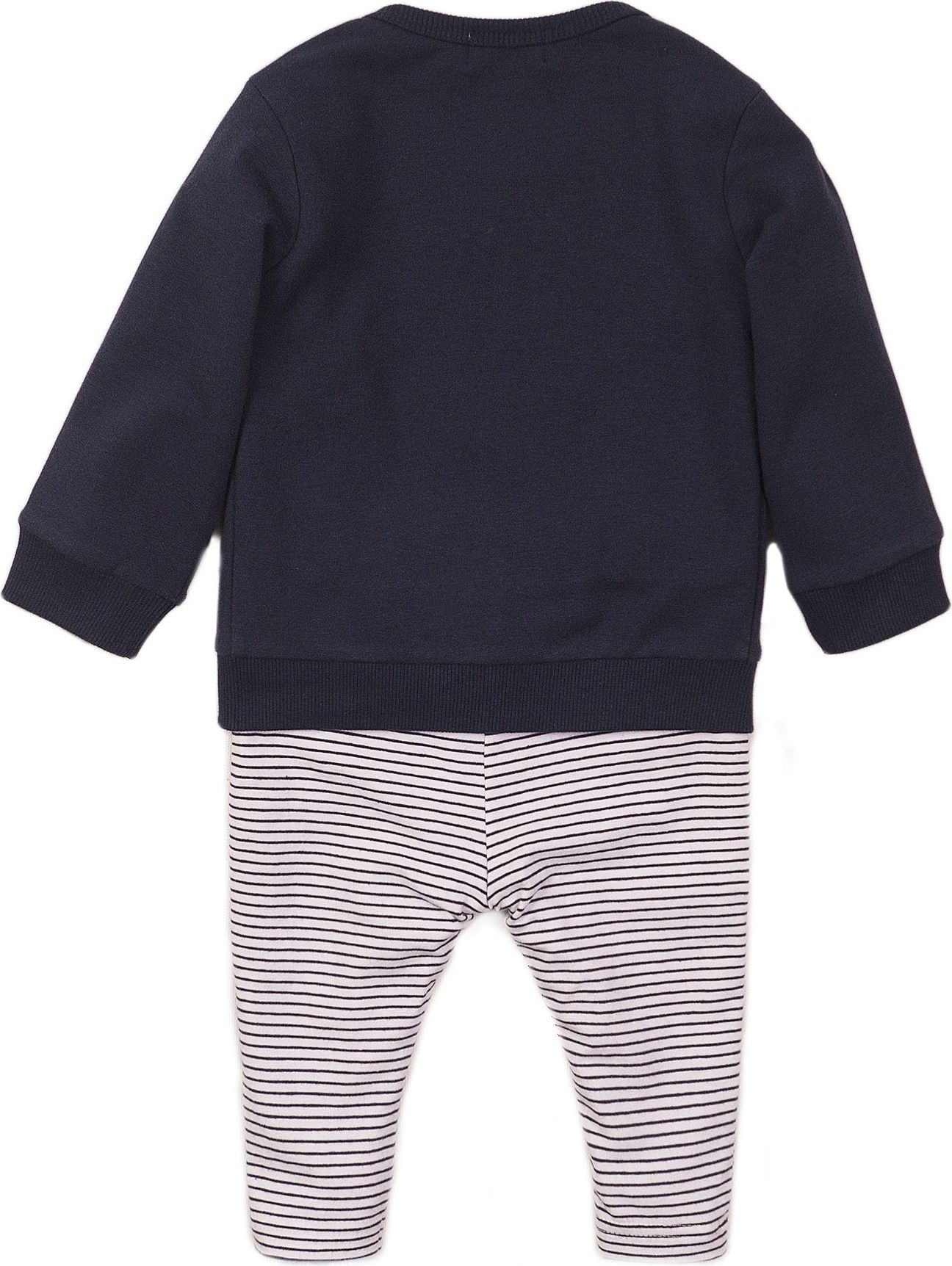 DIRKJE Set 3dílný dl. kalhoty 86 Navy+White+Stripe - obrázek 2
