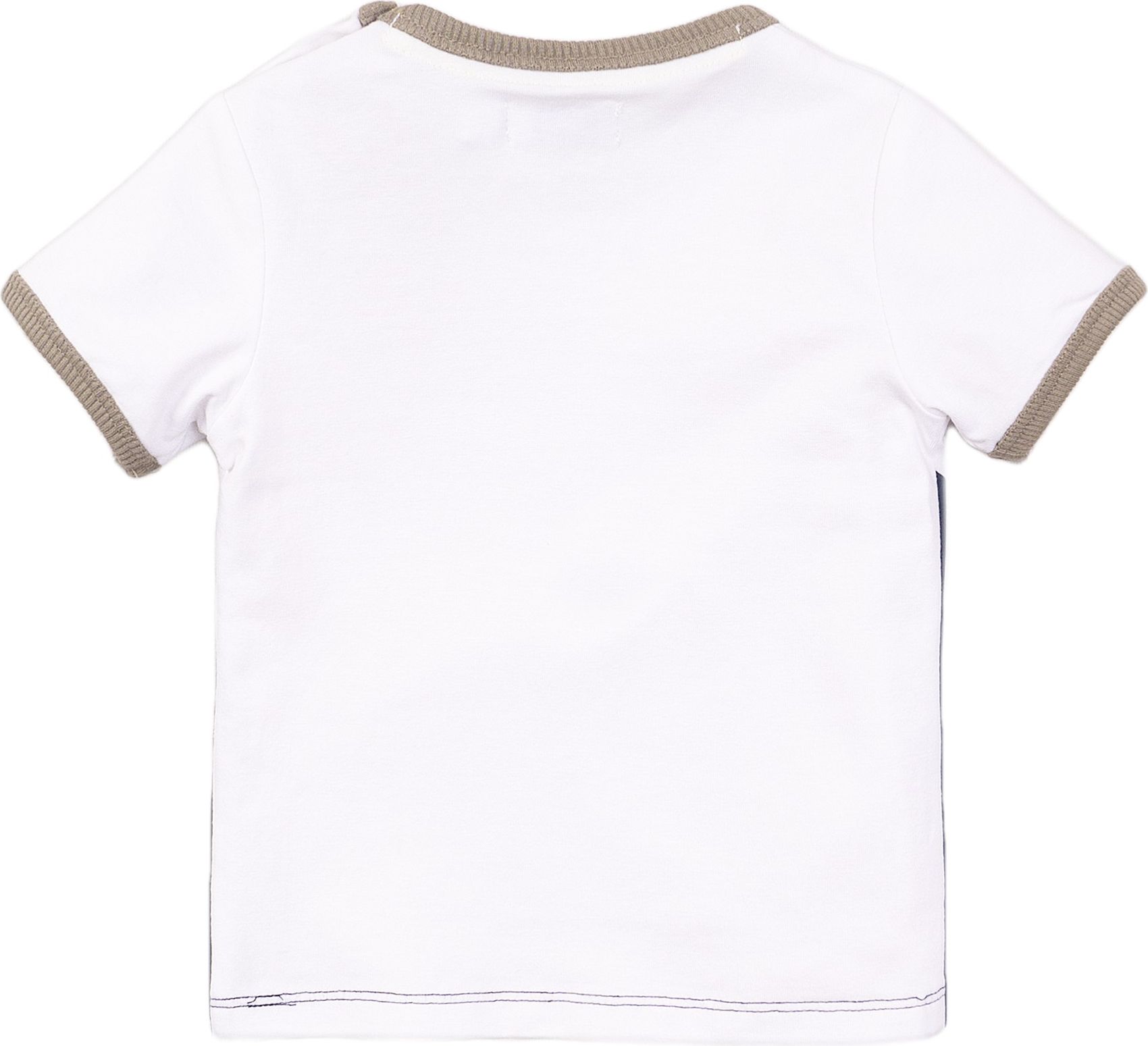 DIRKJE Tričko kr. rukáv 80 White+Navy - obrázek 2