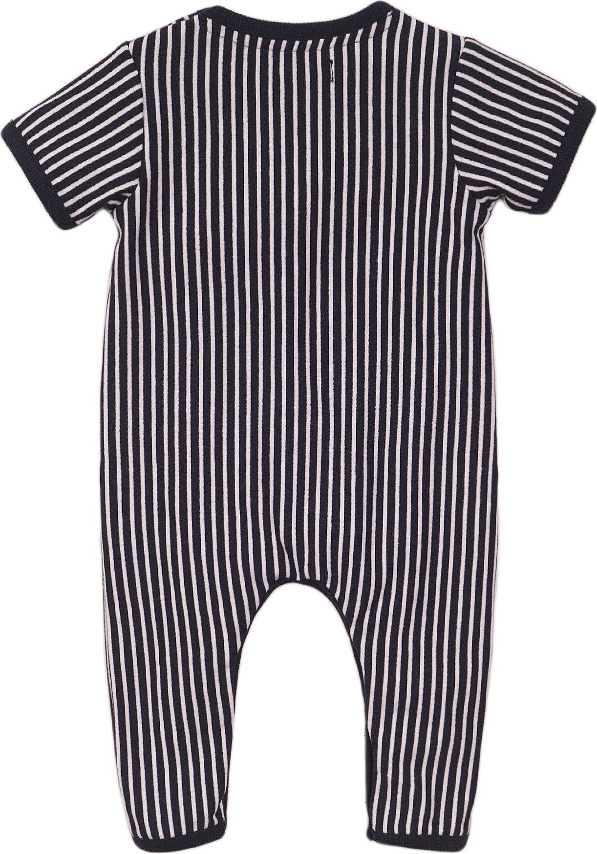 DIRKJE Overal letní kr.rukáv 62 Navy+Stripe - obrázek 2