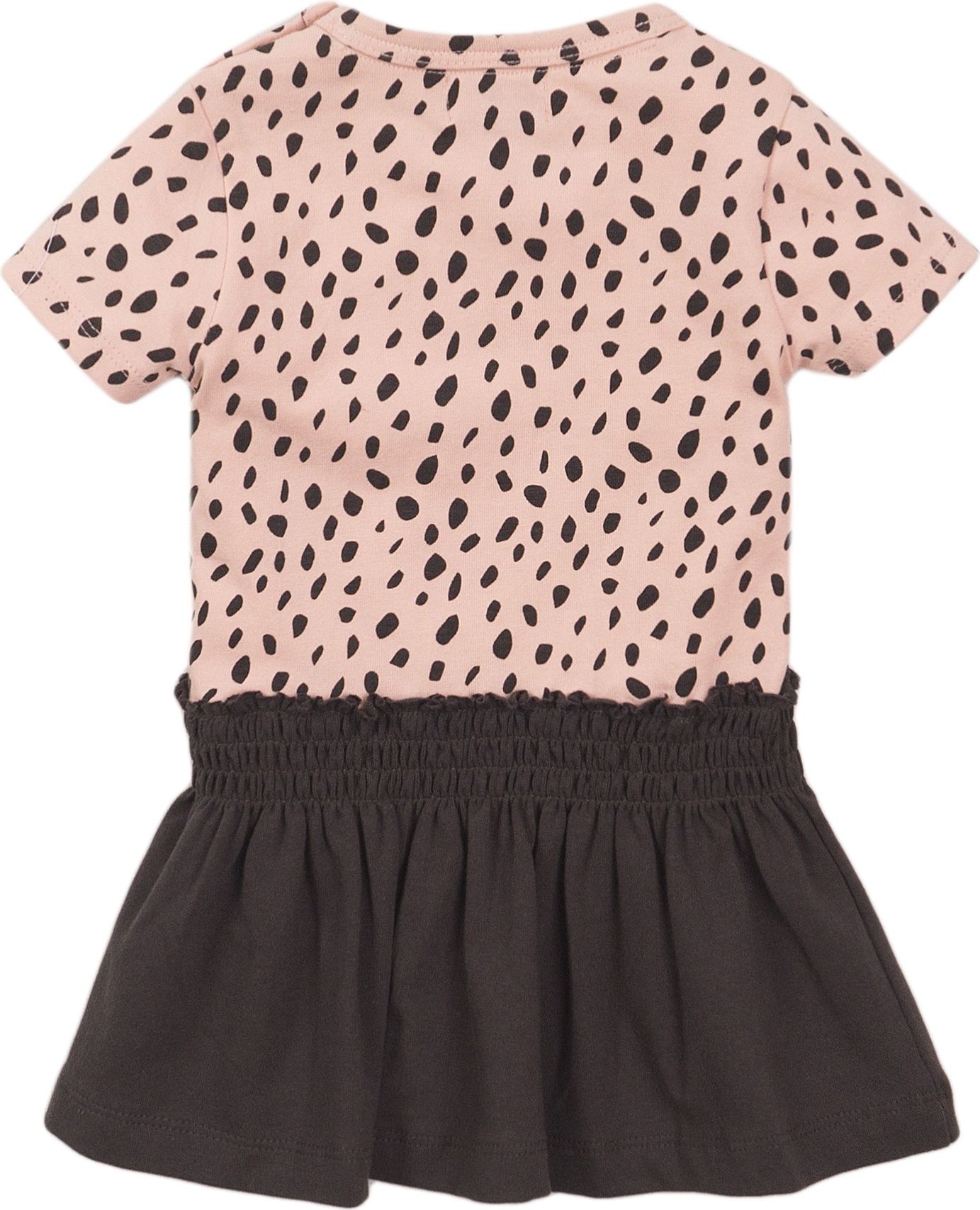 DIRKJE Šaty 80 Smokey Pink+Smokey Grey - obrázek 2