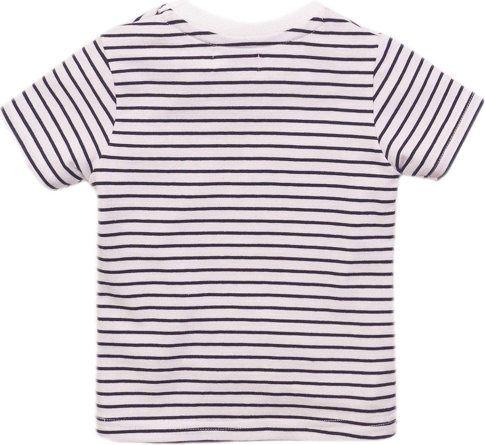 DIRKJE Tričko kr. rukáv 80 Navy+Stripe - obrázek 2