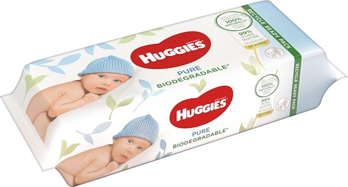 HUGGIES Vlhčené ubrousky Pure Biodegradable - obrázek 2