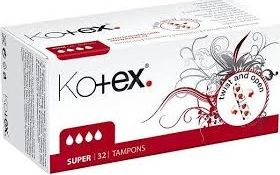 KOTEX Tampony Super 32 ks - obrázek 1