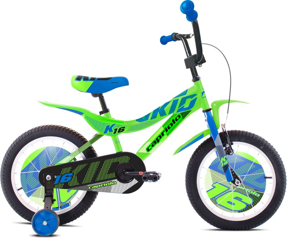 Capriolo Kid 16" - model 2021 zeleno-modrá - obrázek 1
