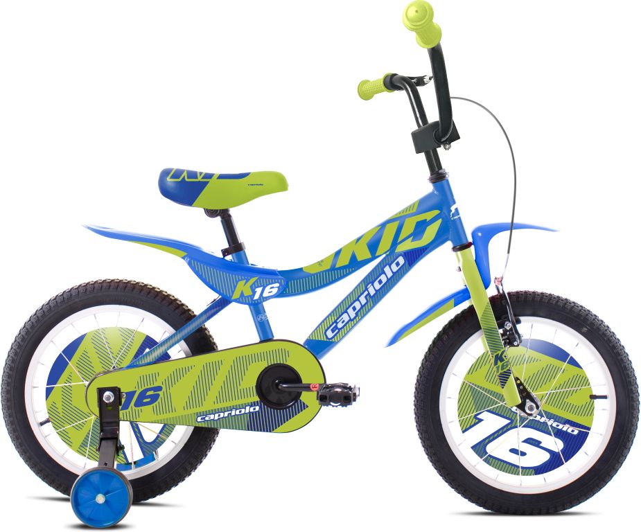 Capriolo Kid 16" - model 2021 zeleno-modrá - obrázek 2