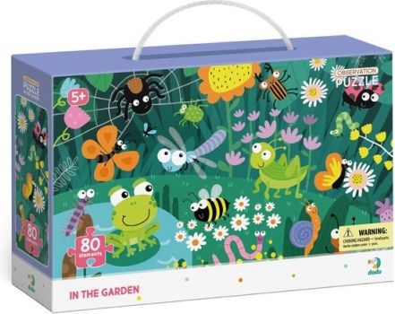 TM Toys Dodo Puzzle s hledáním obrázků Na zahradě 80 dílků - obrázek 1