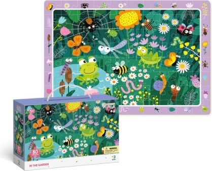 TM Toys Dodo Puzzle s hledáním obrázků Na zahradě 80 dílků - obrázek 2