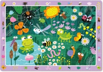 TM Toys Dodo Puzzle s hledáním obrázků Na zahradě 80 dílků - obrázek 3
